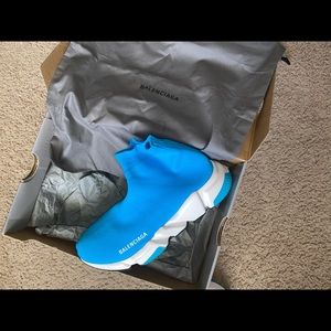 Balenciaga Speed Sock Sneaker (Turquoise)